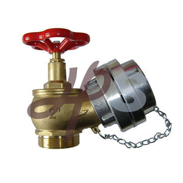 L102 High quality bronze fire hose valve with aluminum cap